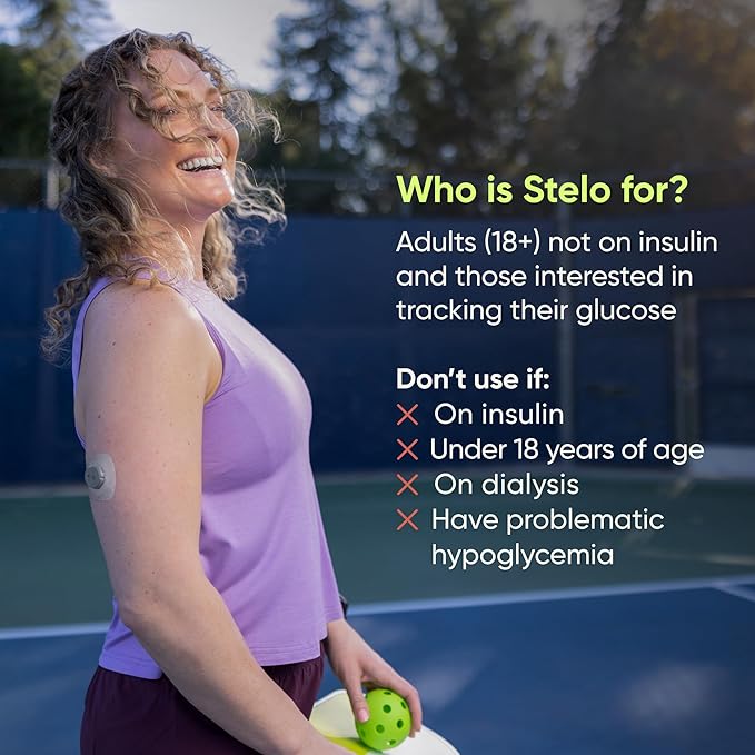 Dexcom Stelo Glucose Biosensor 2-Pack – OTC Continuous Glucose Monitor